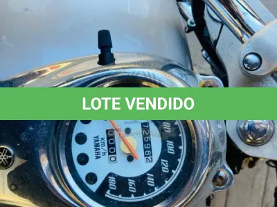 LOTE 010 - YAMAHA/DRAG STAR XVS 650, fabricação/modelo 2005/2005, placa NFO 1D03, cor prata.