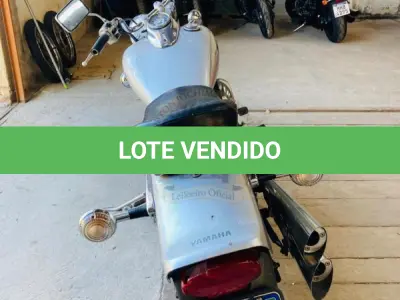 LOTE 010 - YAMAHA/DRAG STAR XVS 650, fabricação/modelo 2005/2005, placa NFO 1D03, cor prata.