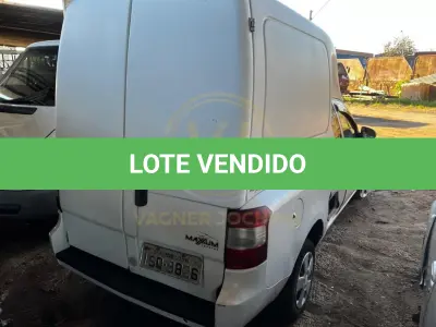 LOTE 002 - GM - Chevrolet – Montana LS 1.4 Econoflex 8V 2p, fabricação/modelo 2011/2012, cor: branca (sem chave)