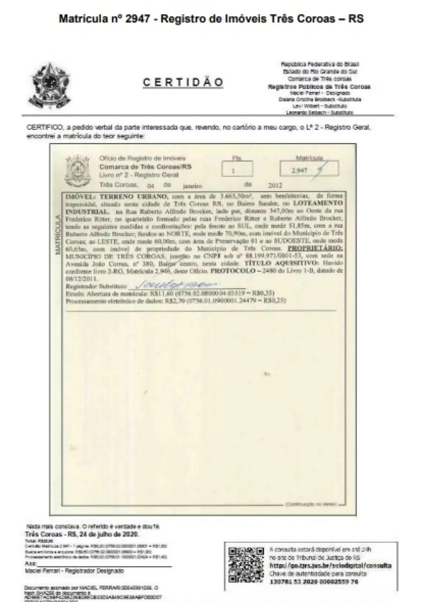 LOTE 001 - PAVILHÃO BEM CONSTRUÍDO A MENOS DE 6 ANOS COM PÉ DIREITO DE 6 METROS E PISO EM CONCRETO REGUADO