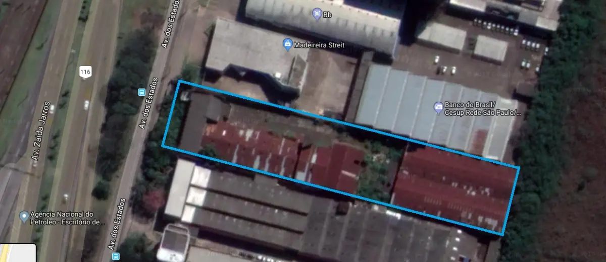 LOTE 1 - TERRENO COM PAVILHAO