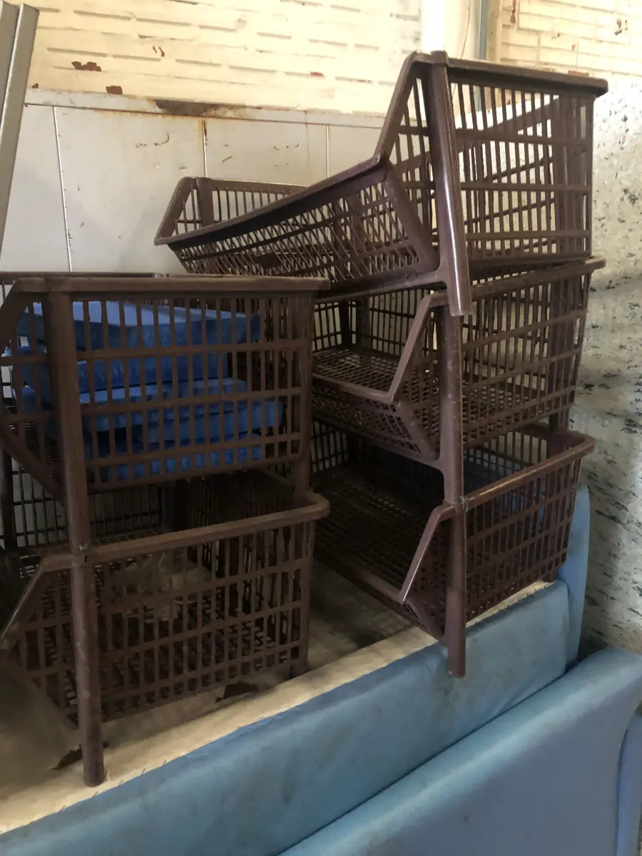 LOTE 100 - cestas plasticas