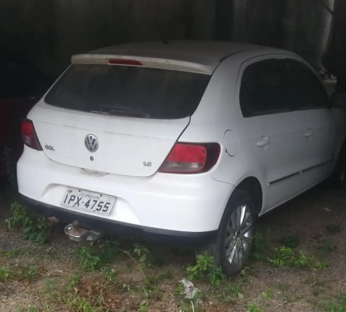LOTE 1 - Automóvel VW Gol 1.6 Power, 09/10, cor branca, placa IPX 4755