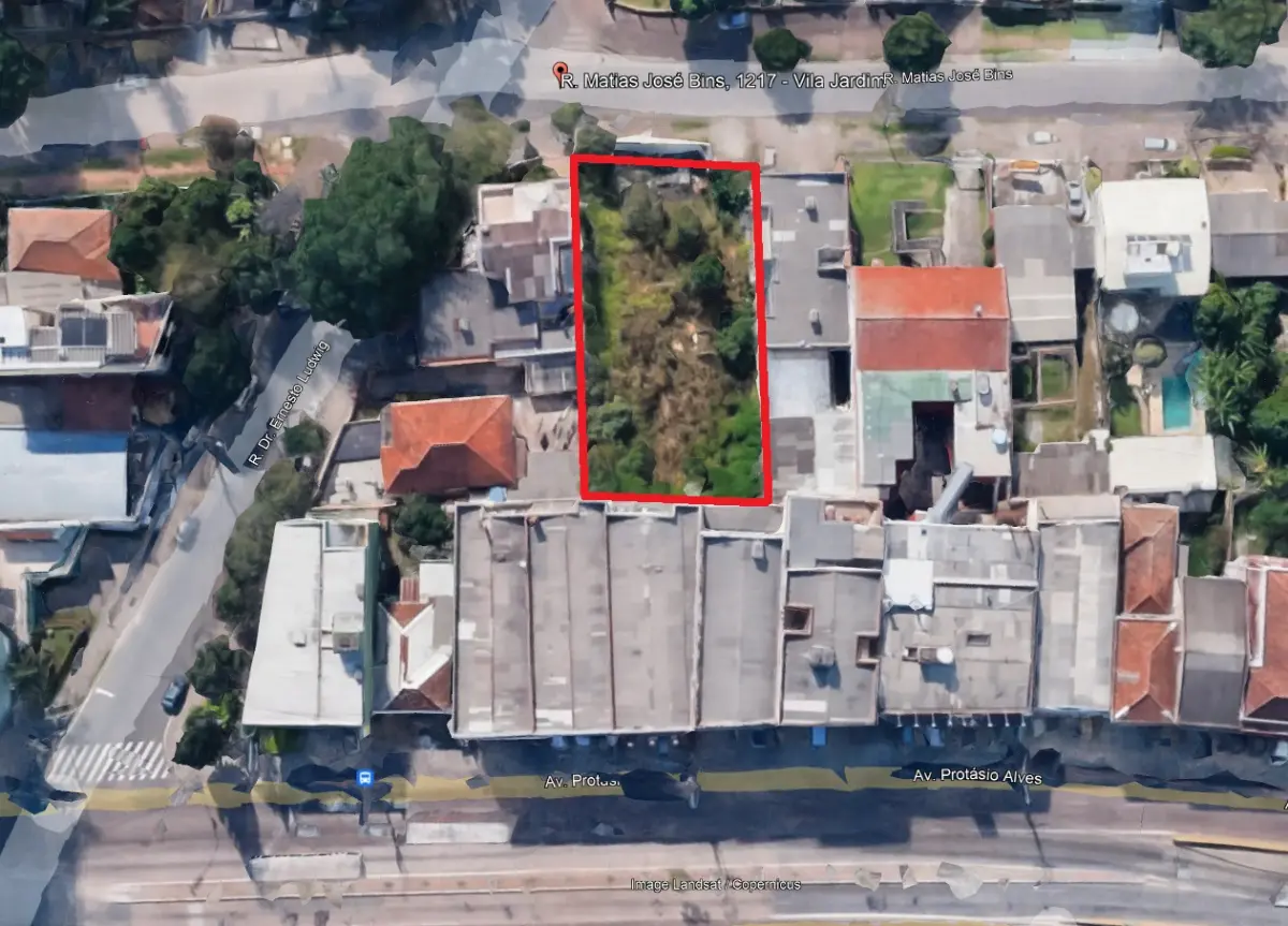 LOTE  - TERRENO 730m2 NA MATHIAS JOSE BINS