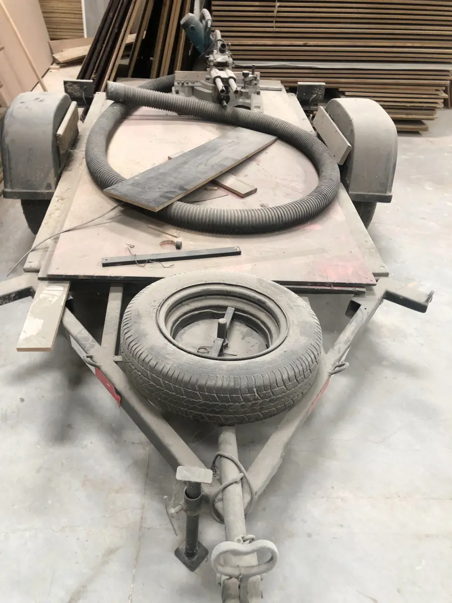 LOTE 022 - Reboque de carga placa MGA1689