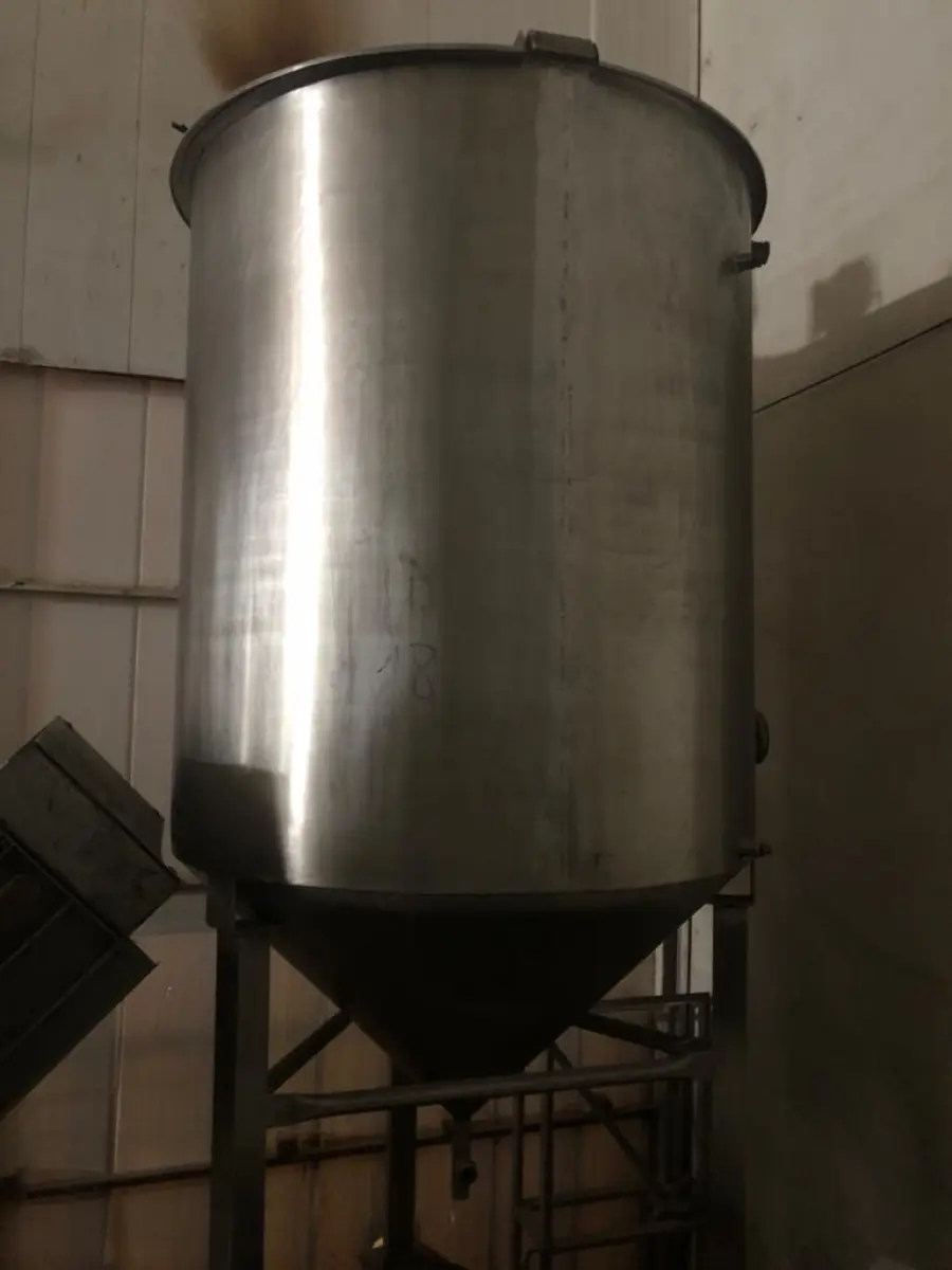 LOTE 013 - TACHO DE PREPARO 1m DE DIÂMETRO X 1,2m DE ALTURA, ano 2007