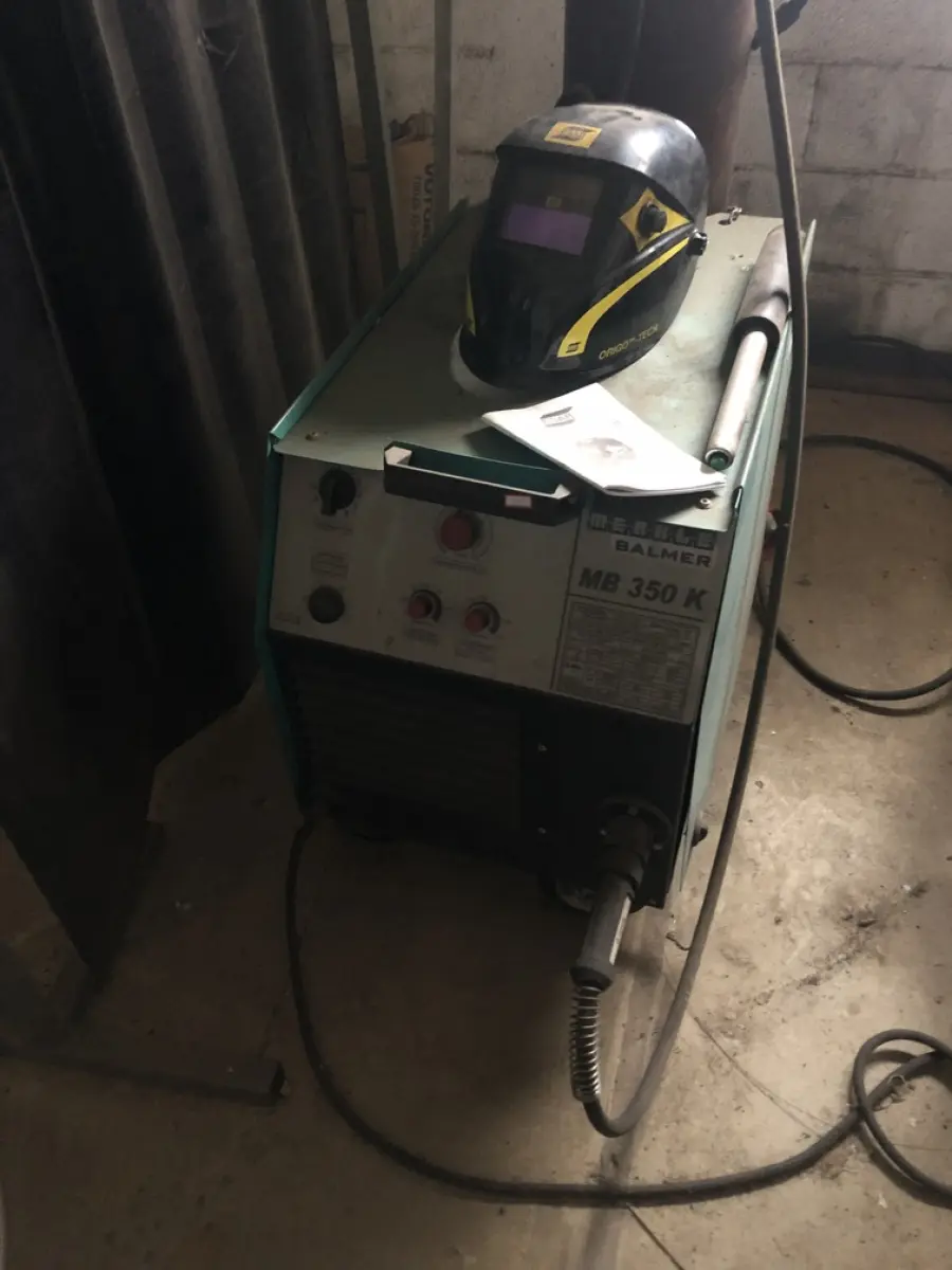 LOTE 534 - Aparelho de solda Mig Merkle Balmer MB350K