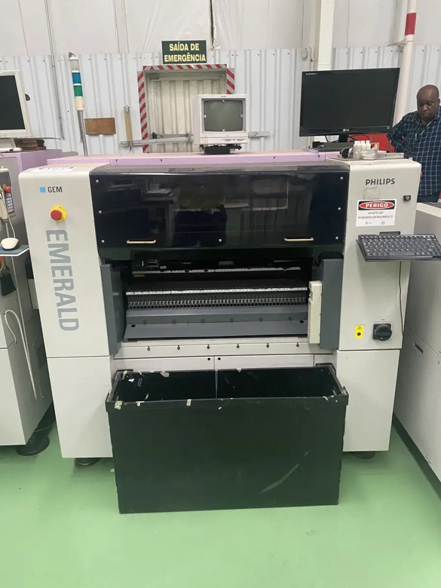 LOTE 576 - maquina conversor Pick Place Emerald Philips GEM tipo PA130820 ano 1998