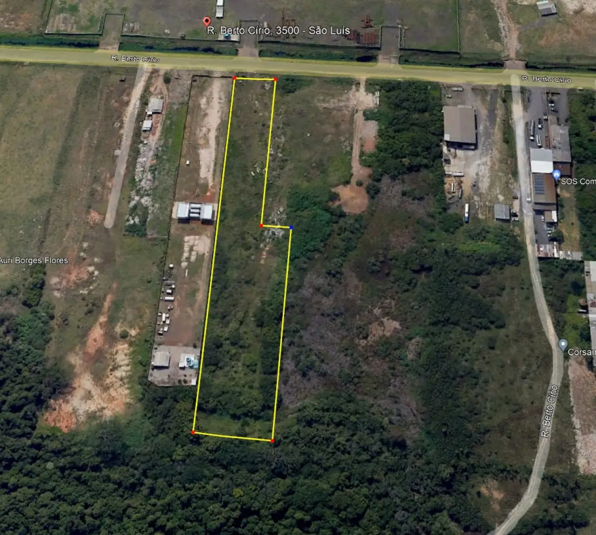 LOTE 001 - GRANDE TERRENO NA BERTO CIRIO -10.500 M2 EM CANOAS - DESOCUPADO - PRONTA ENTREGA