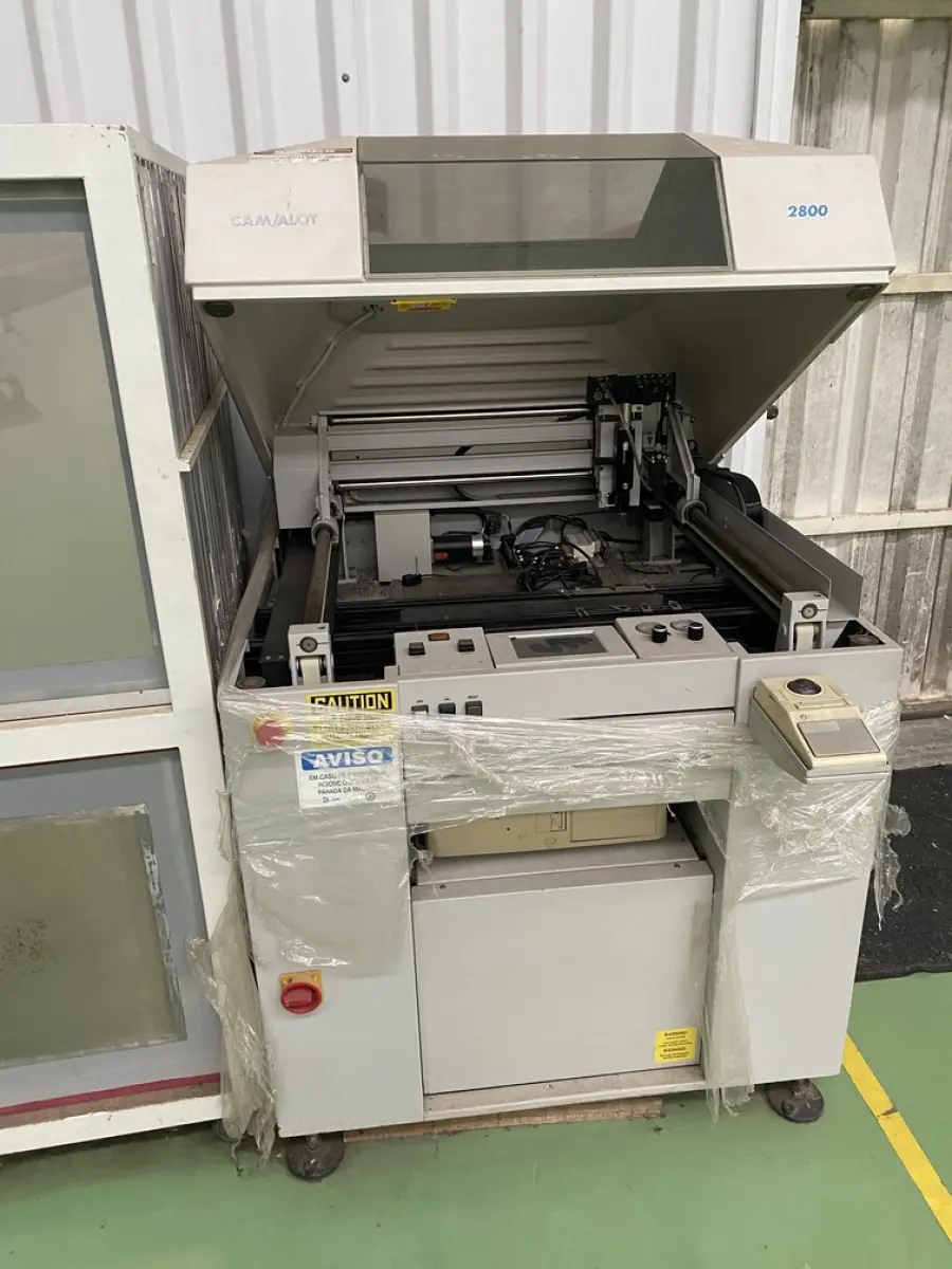 LOTE 582 - maquina Cam Lote para imprimir nas placas