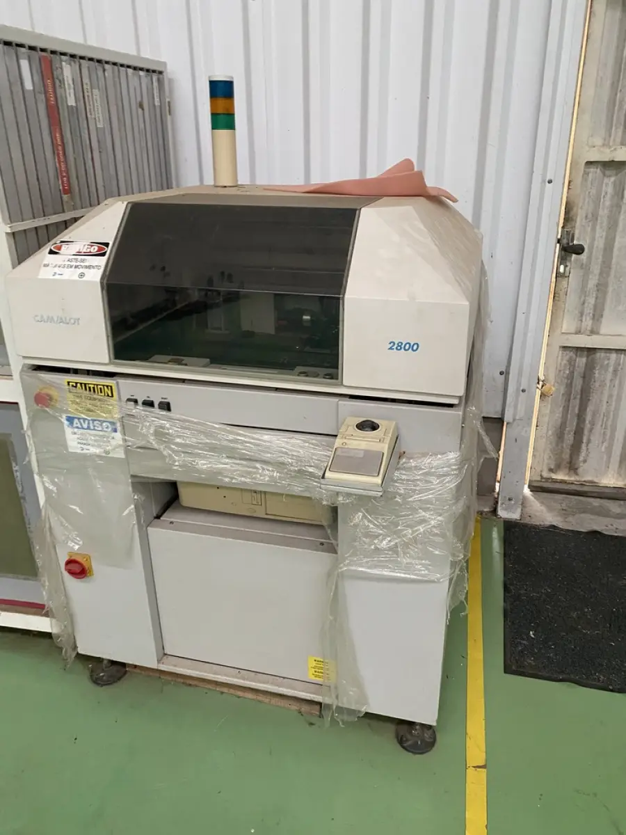 LOTE 582 - maquina Cam Lote para imprimir nas placas