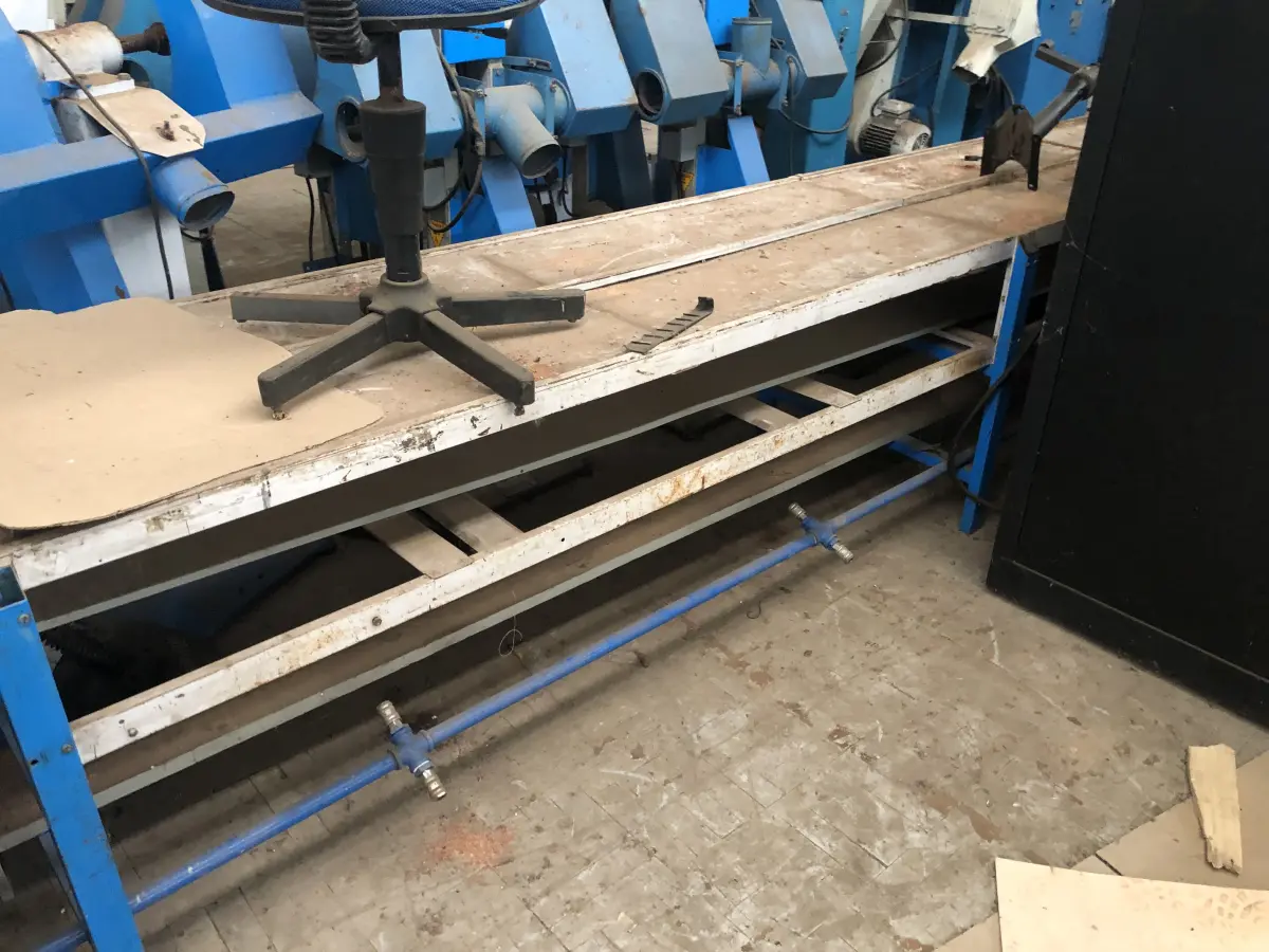 LOTE 029 - esteira dupla baixa faltando peças