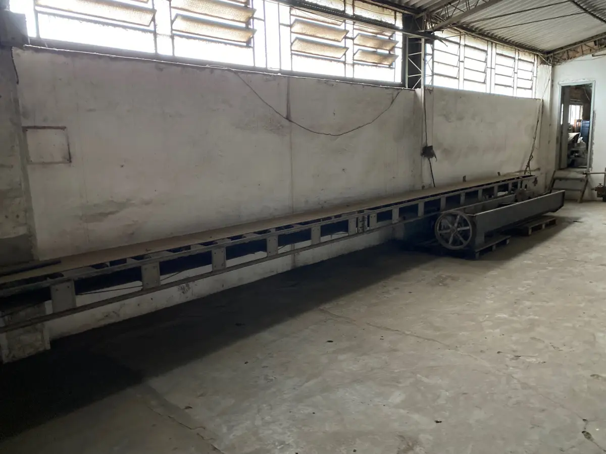 LOTE 054 - esteira de rolete com 7 metros