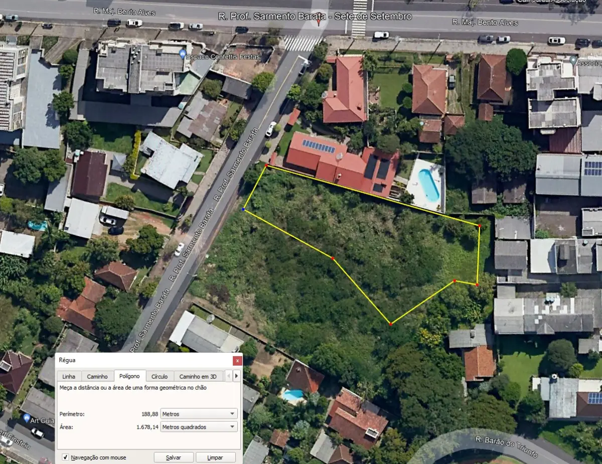 LOTE 000 - GRANDE TERRENO 1.675M2 EM SAPIRANGA