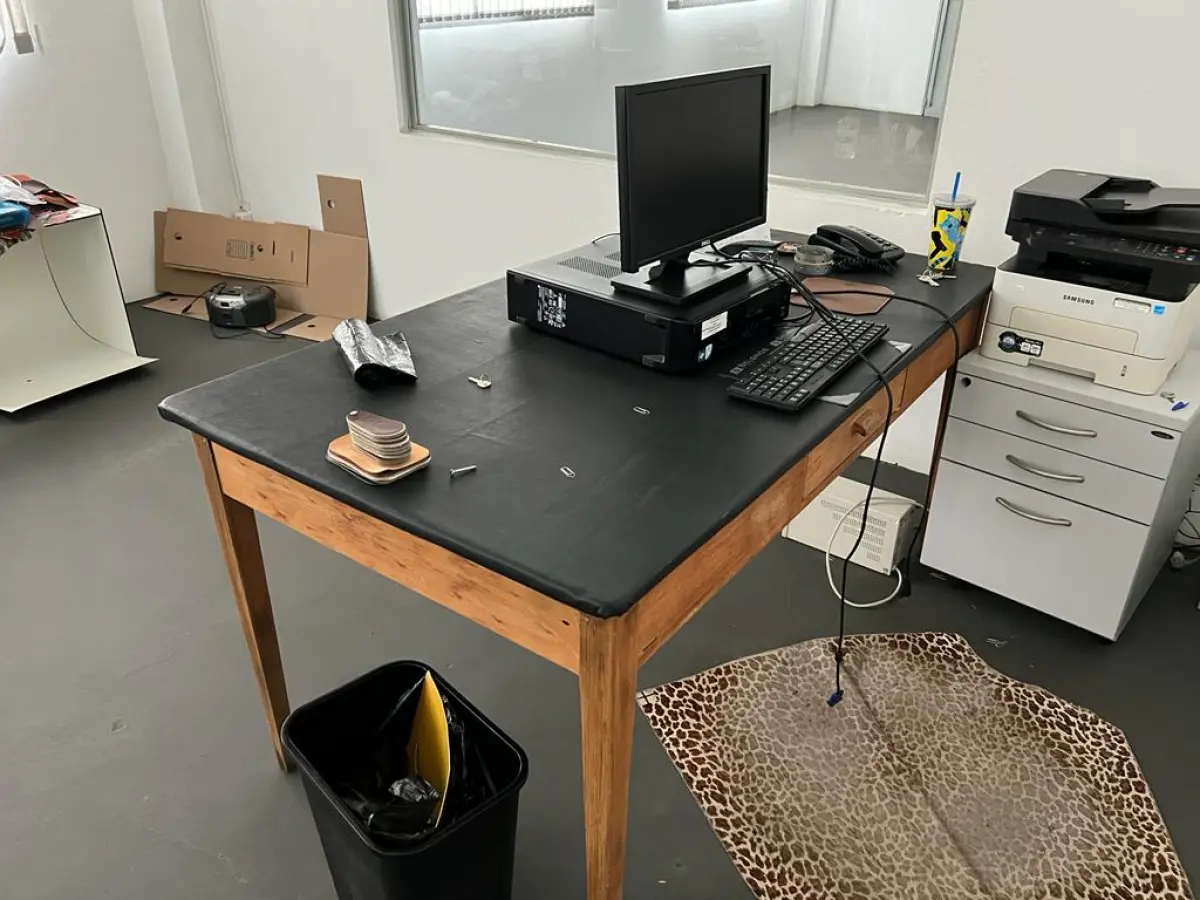 LOTE 038 - Cpu teclado, mouse e monitor