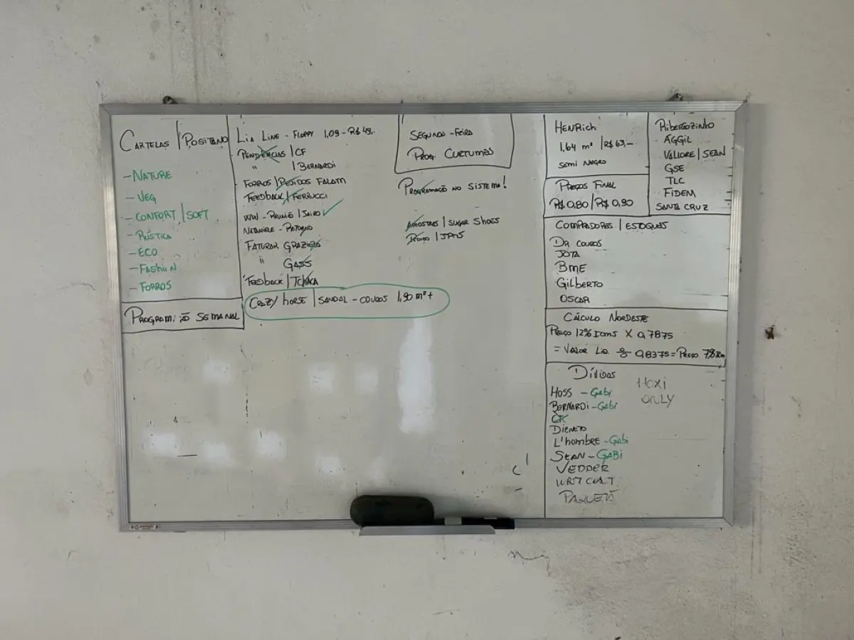 LOTE 003 - quadro branco para avisos