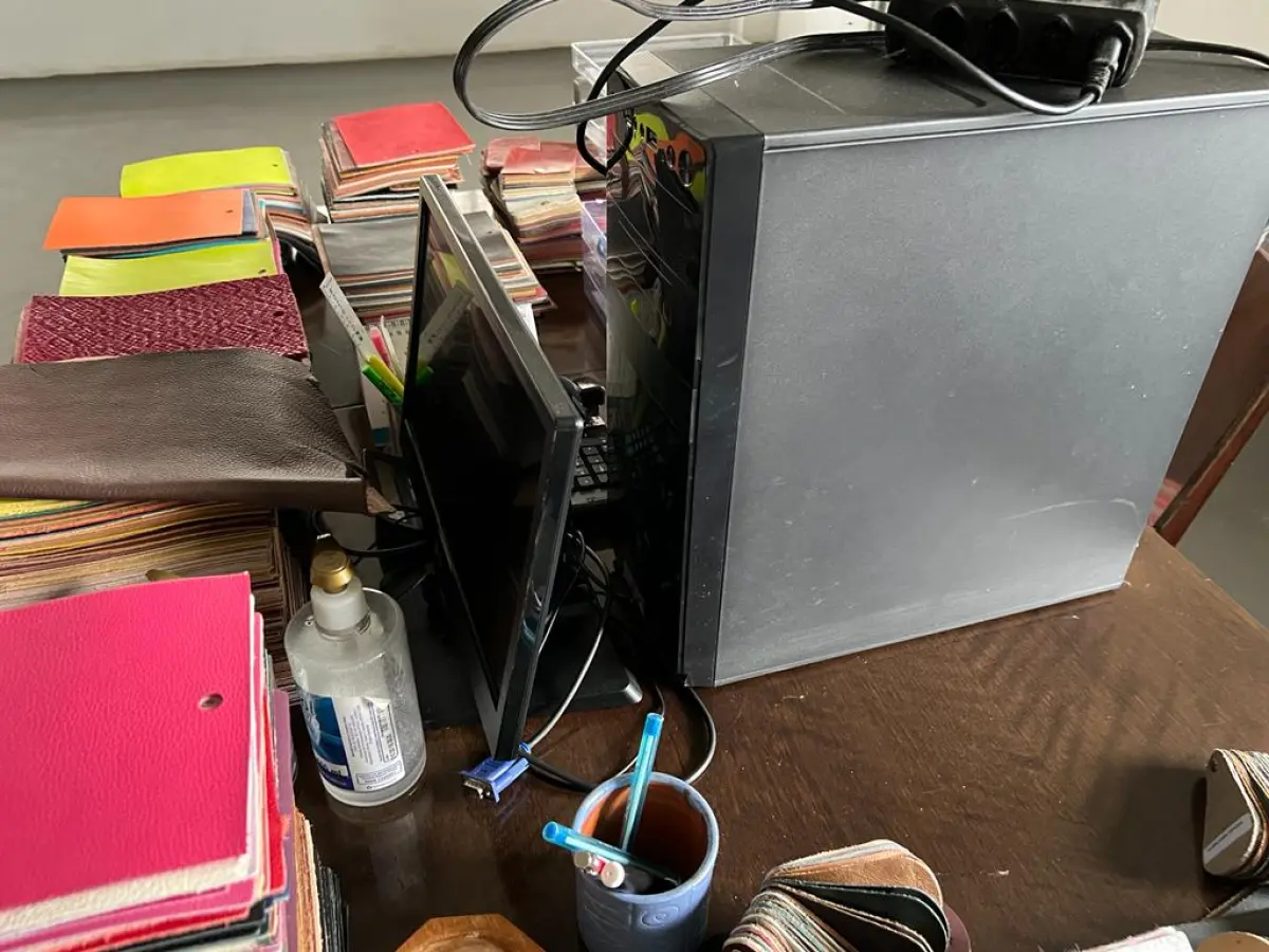 LOTE 027 - Cpu, teclado, mouse e monitor