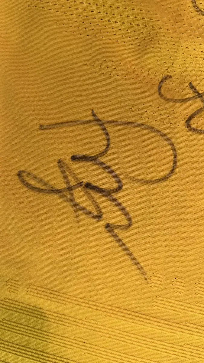 LOTE 001 - CAMPANHA DE DOAÇÃO - LEILÃO DE CAMISA DO JOGADOR TIAGO SILVA DA SELEÇÃO BRASILEIRA AUTOGRAFADA POR TODOS OS JOGADORES - CAMISA COM O LEILOEIRO A DISPOSIÇÃO PARA VISITAÇÃO - AJUDAR ESSA NOBRE CAUSA NÃO TEM PREÇO - PARA CADASTRO RÁPIDO CONTATE O LEILOEIRO 51.991165051