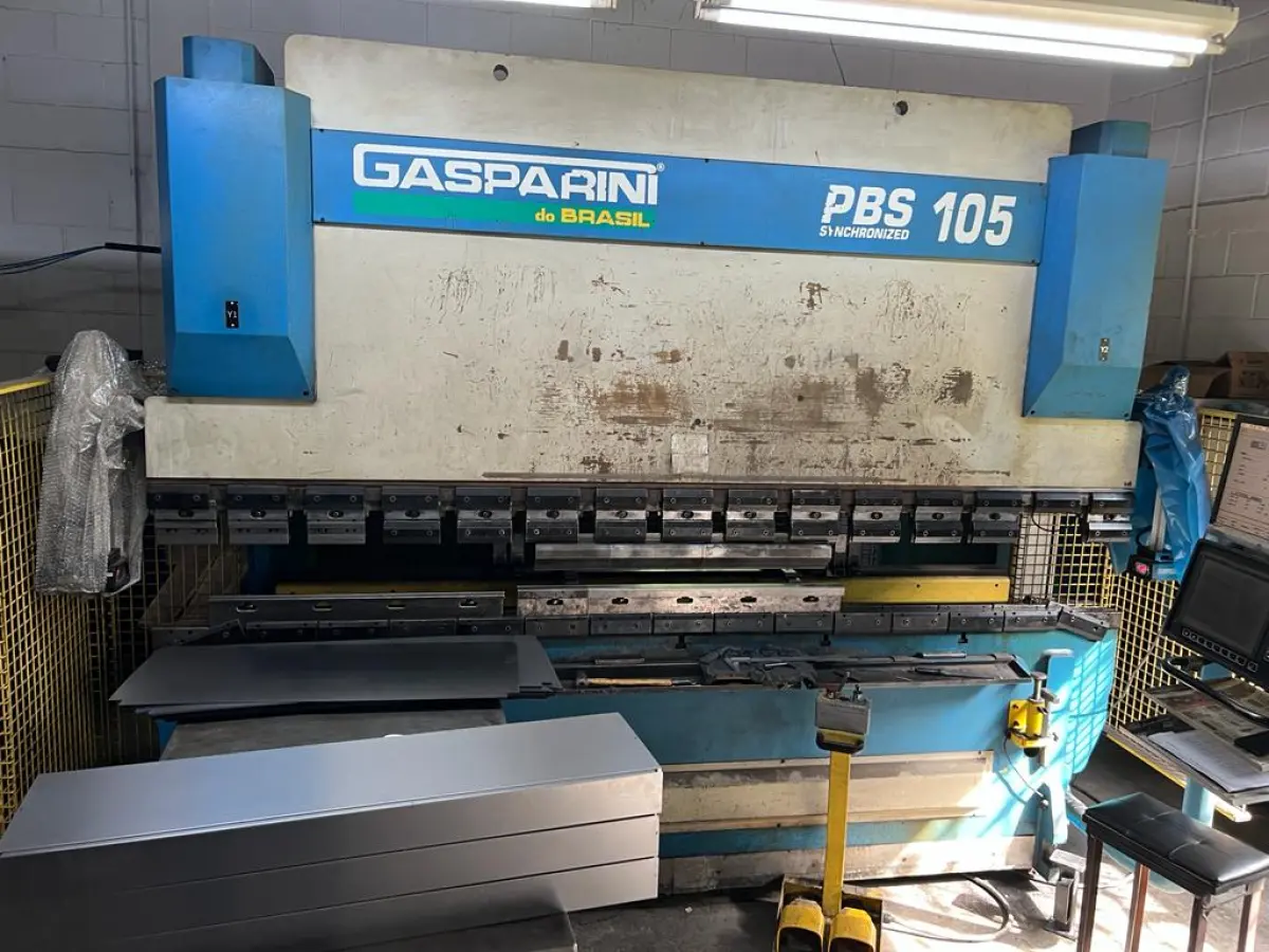 LOTE 123 - dobradeira Gasparini PBS 105 Syncronized