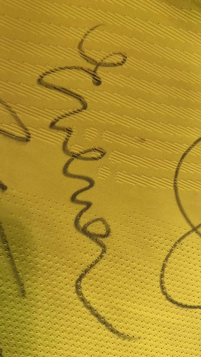 LOTE 001 - CAMPANHA DE DOAÇÃO - LEILÃO DE CAMISA DO JOGADOR TIAGO SILVA DA SELEÇÃO BRASILEIRA AUTOGRAFADA POR TODOS OS JOGADORES - CAMISA COM O LEILOEIRO A DISPOSIÇÃO PARA VISITAÇÃO - AJUDAR ESSA NOBRE CAUSA NÃO TEM PREÇO - PARA CADASTRO RÁPIDO CONTATE O LEILOEIRO 51.991165051