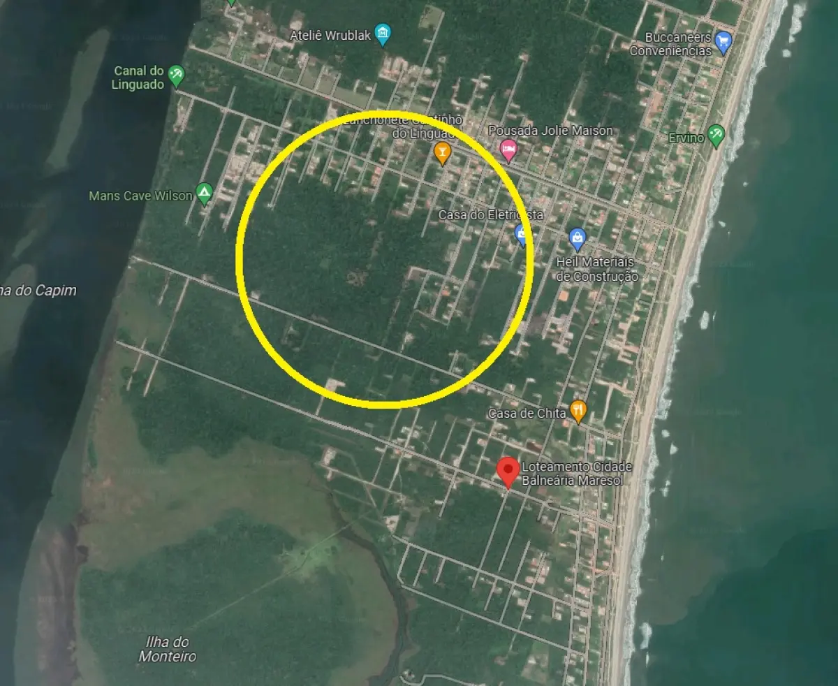 LOTE 003 - terreno, de forma retangular, sob o n° 03, da quadra n° 93, do loteamento “Cidade Balneária Luzemar área total de 360,00m²