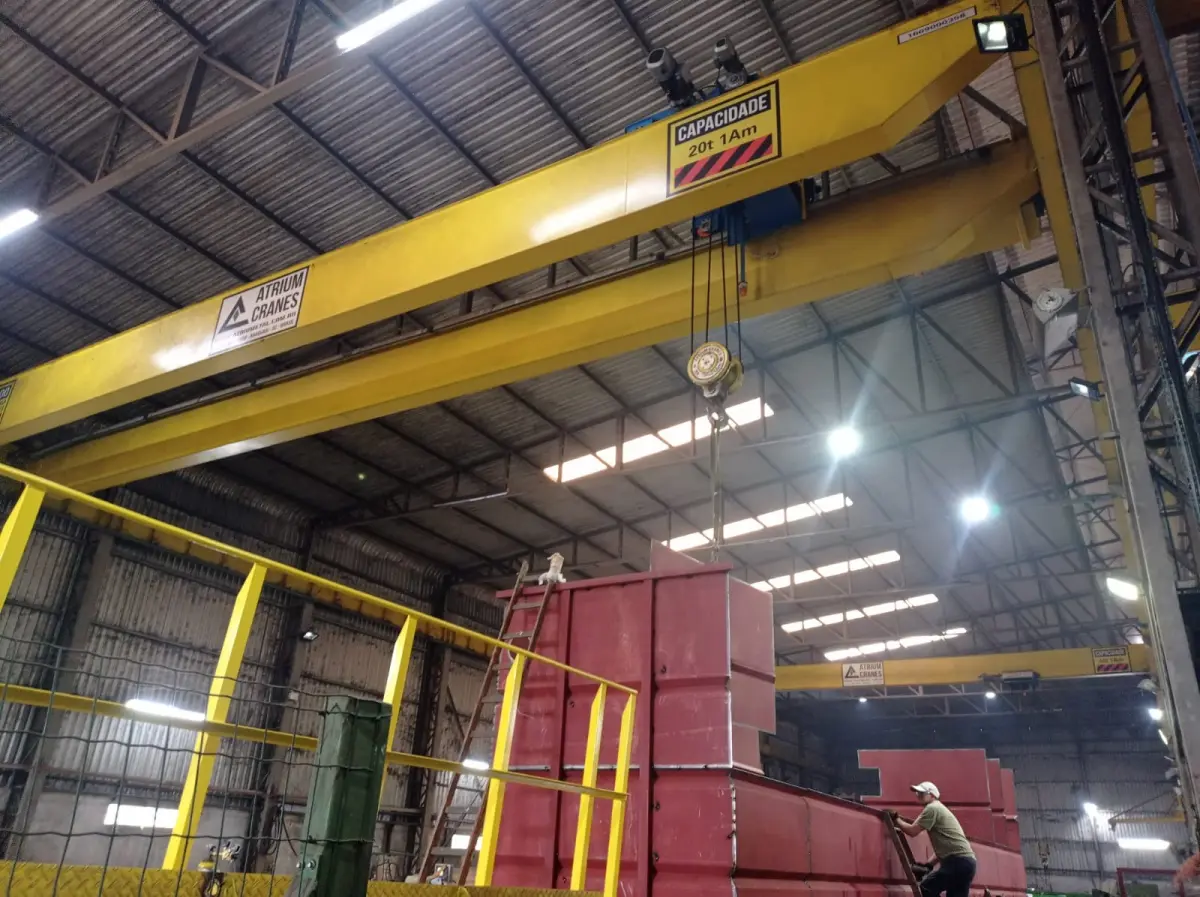 LOTE 000 - PONTE ROLANTE ATRIUM CRANES 20TON
