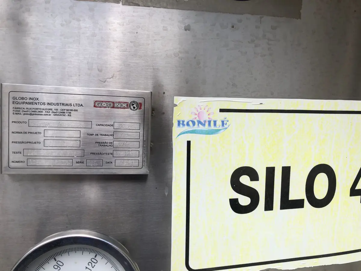 LOTE 000 - SILOS DE INOX – CALDEIRAS – TANQUES 100MIL L – BALANÇA RODOVIÁRIA – RESERVATÓRIO DE ÁGUA – UNO MILLE 95/96