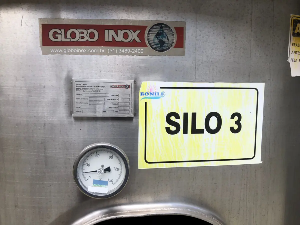 LOTE 000 - SILOS DE INOX – CALDEIRAS – TANQUES 100MIL L – BALANÇA RODOVIÁRIA – RESERVATÓRIO DE ÁGUA – UNO MILLE 95/96
