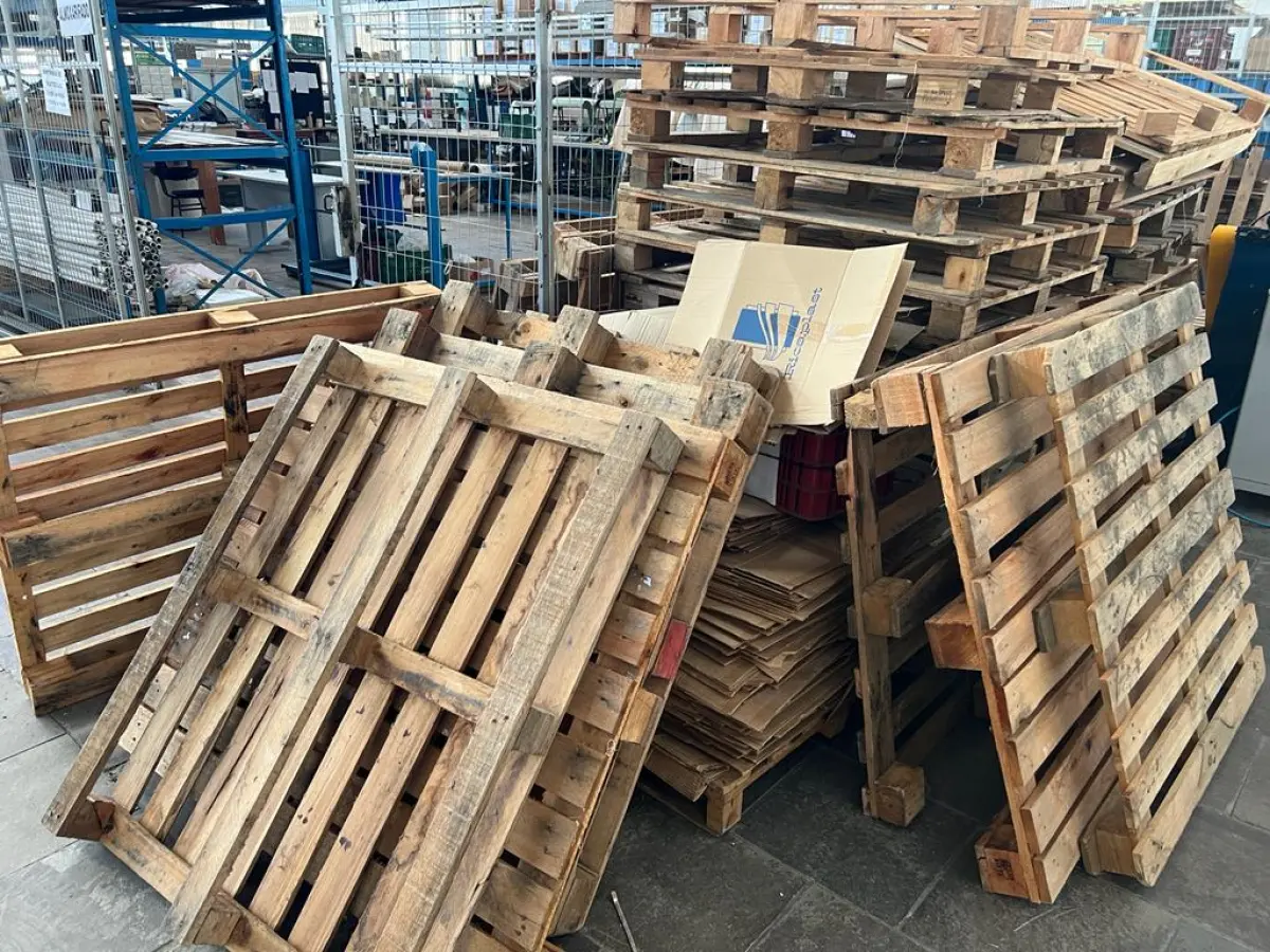 LOTE 002 - lote de palets de madeira
