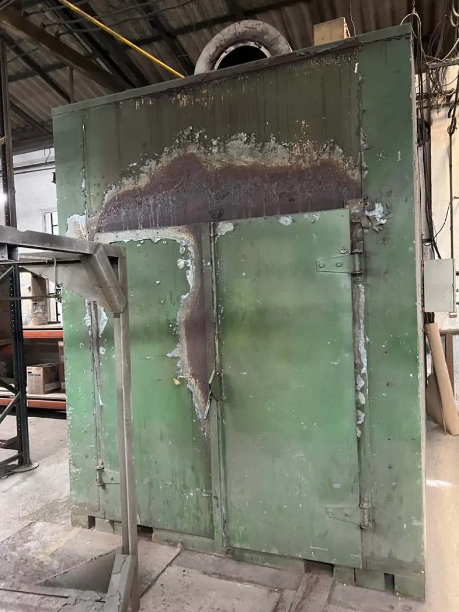 LOTE 077 - estufa de secagem para pintura grande