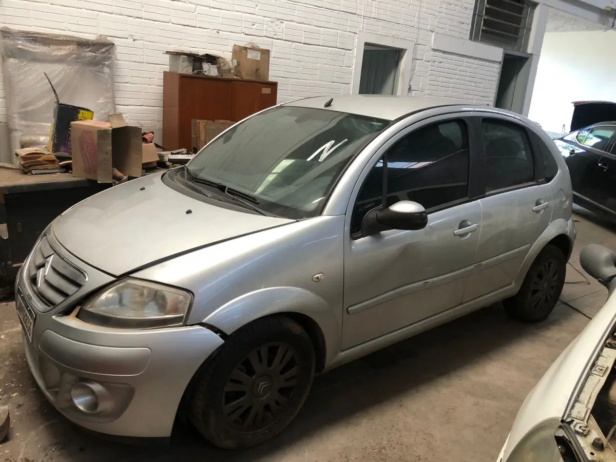 LOTE 004 - CITROEN/C3 Exclusive 1.6 Flex Aut, fabricação/modelo 2009/2010, cor: prata