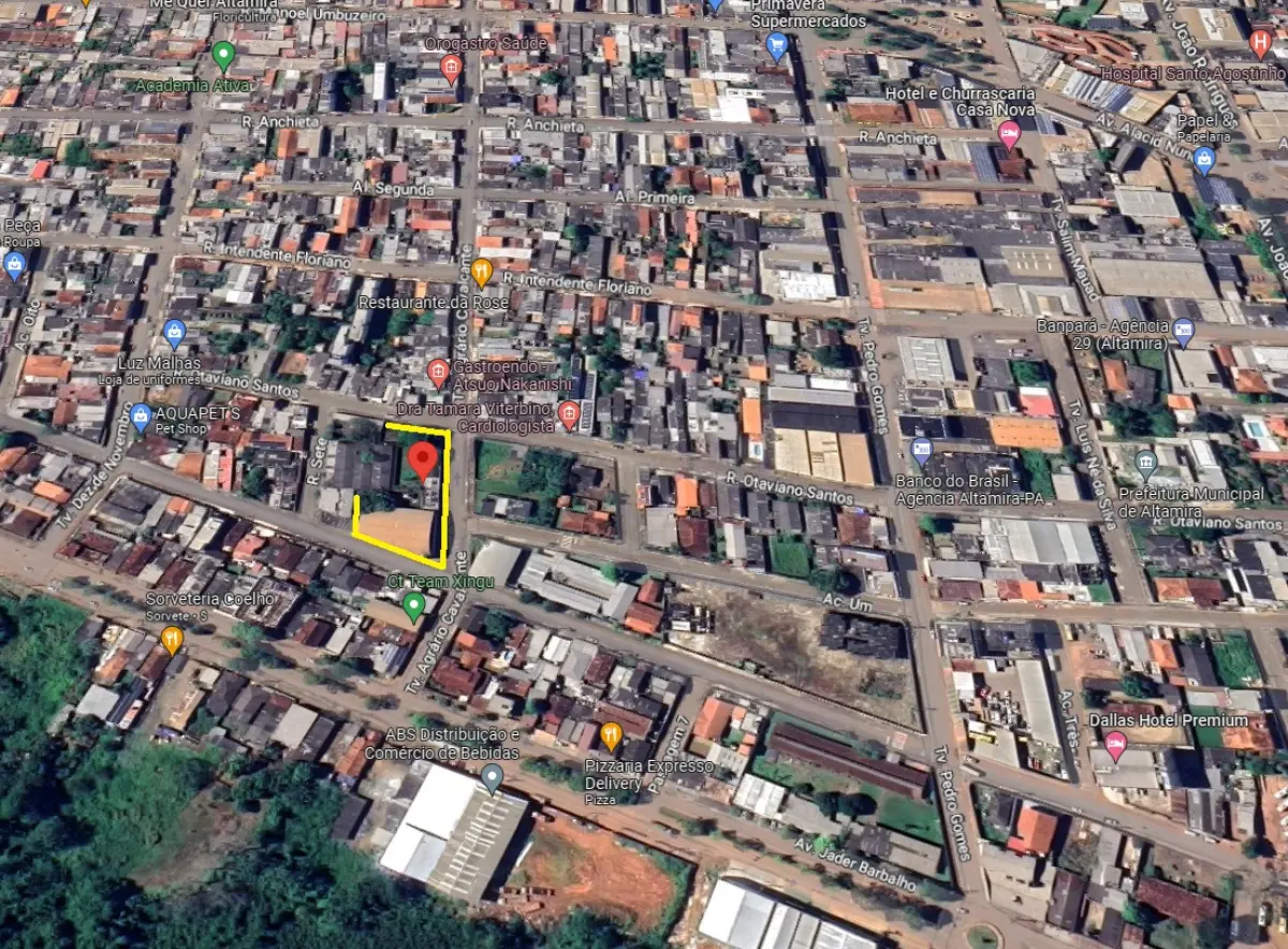 LOTE 001 - ALTAMIRA/PA - Terreno urbano, com grandes construções sito a Travessa Agrário Cavalcante, 1120 - Sudam – Altamira/PA