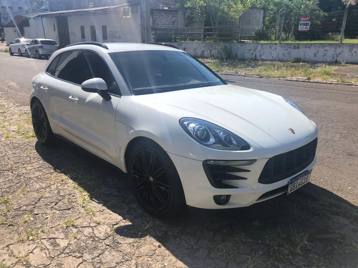 LOTE 001 - I/PORSCHE MACAN, fabricação/modelo 2015/2016, cor: branca