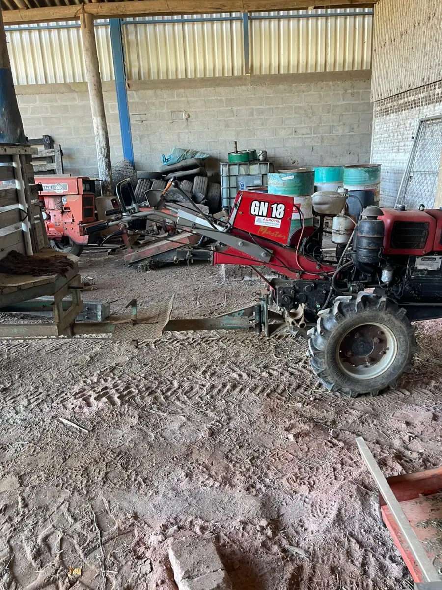 LOTE 056 - TRATOR TOBATA, TRAMONTINI C/ CARRETINHA