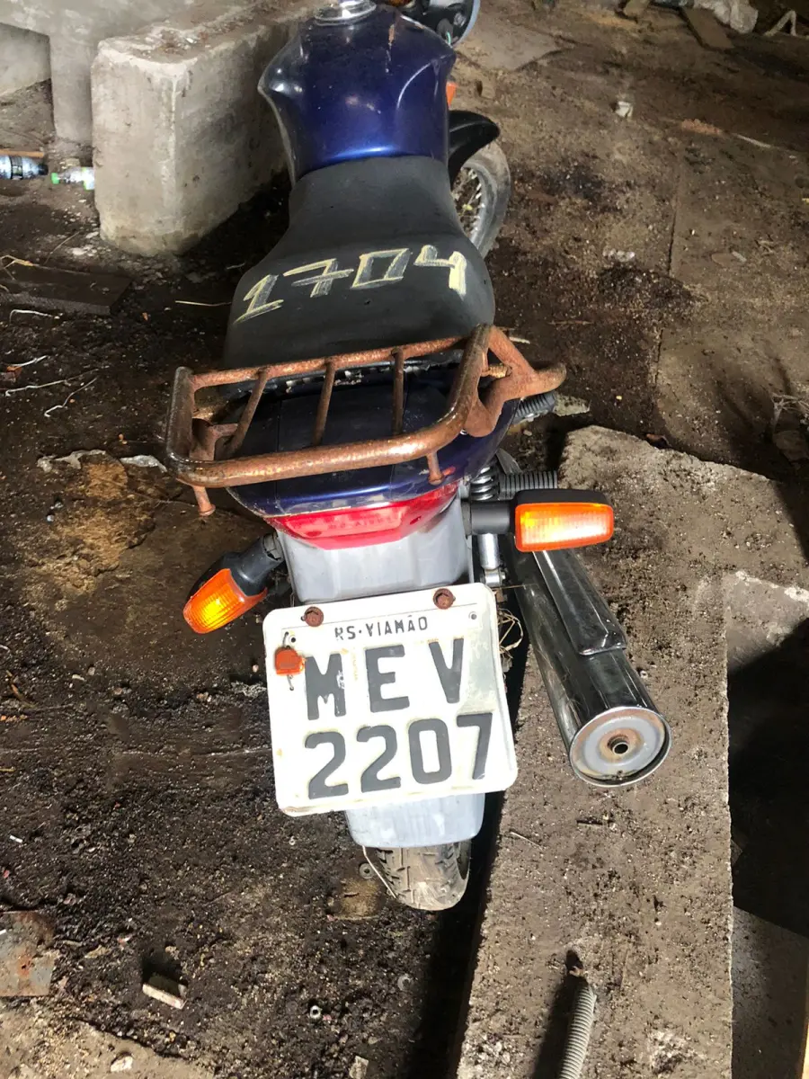 LOTE 003 - Honda/CG 150 Job, cor azul, fabricação/modelo 2008/2008