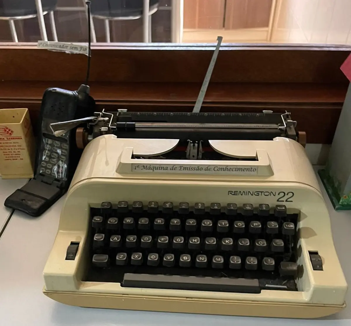 LOTE 151 - MÁQUINA DE ESCREVER, REMINGTON 22