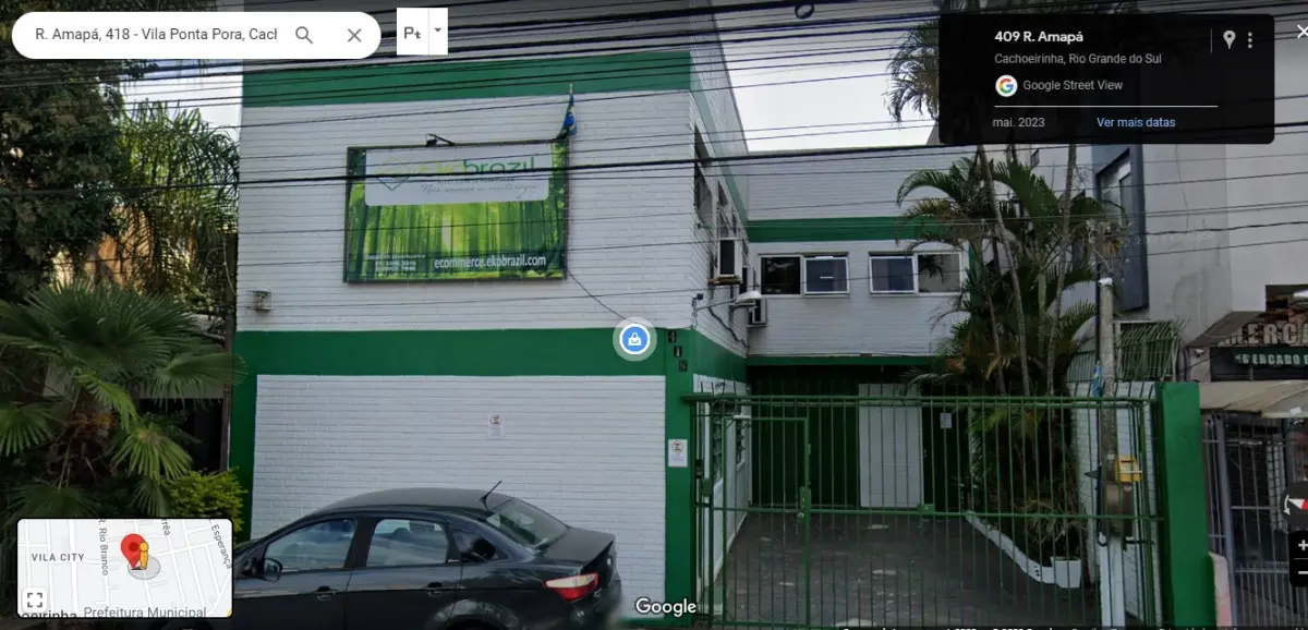 LOTE 000 - O imóvel na R. Amapá nº 418, Bairro Ponta Porã sobrado de alvenaria com área construída de 1.352m2.