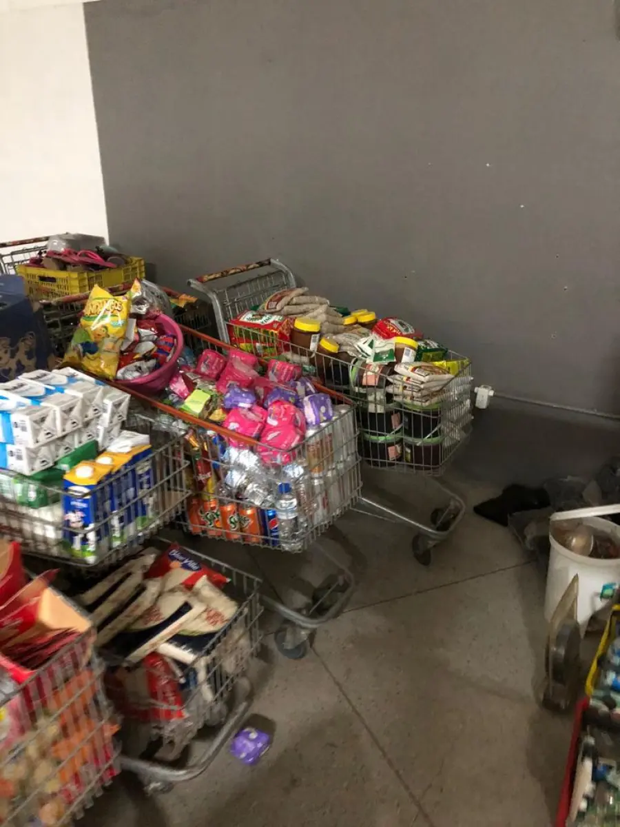 LOTE 001 - Lote com alimentos, bebidas e etc