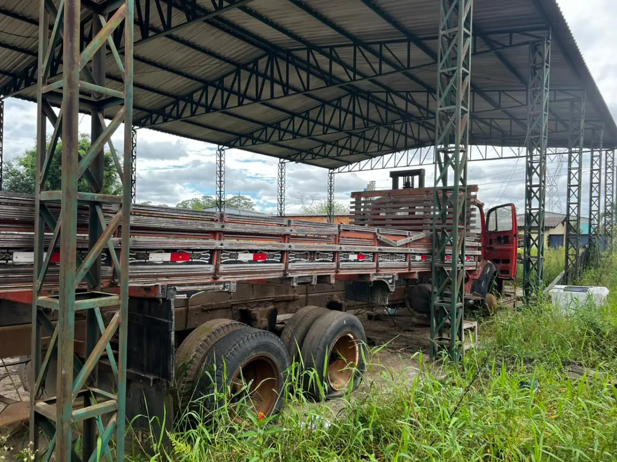 LOTE 001 - Caminhão de carga M. Benz/LS 1113, ano 1976 placa LXV5575.