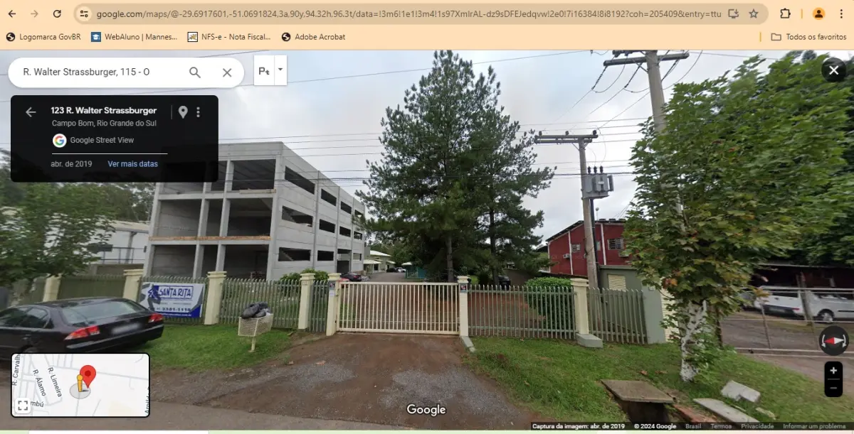 LOTE 000 - O imóvel situado na Rua Walter Strassburger, nº 115, na Zona Urbana de Campo Bom