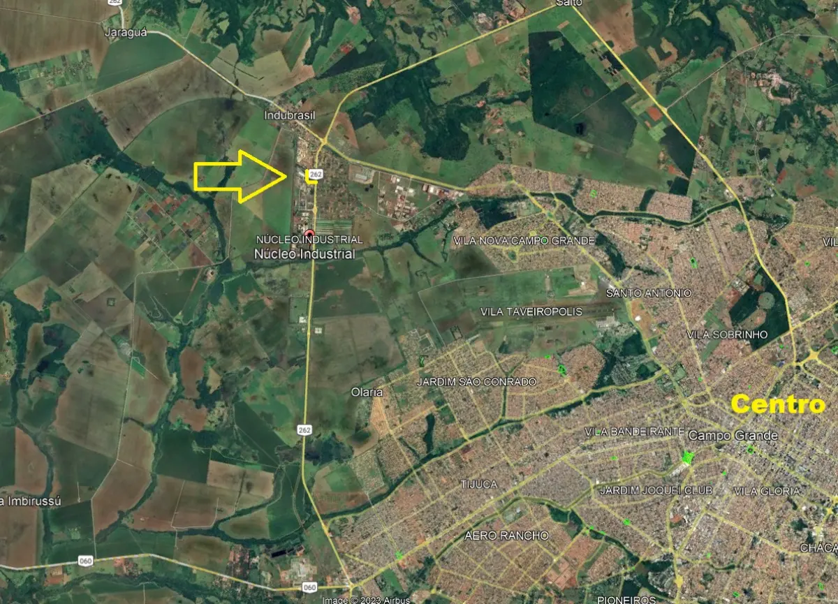 LOTE 000 - O terreno Gleba 7-A, situada no Núcleo Industrial de Campo Grande/Mato Grosso do Sul, quilometro 10 da BR-262, com a área de 19.998,00M²