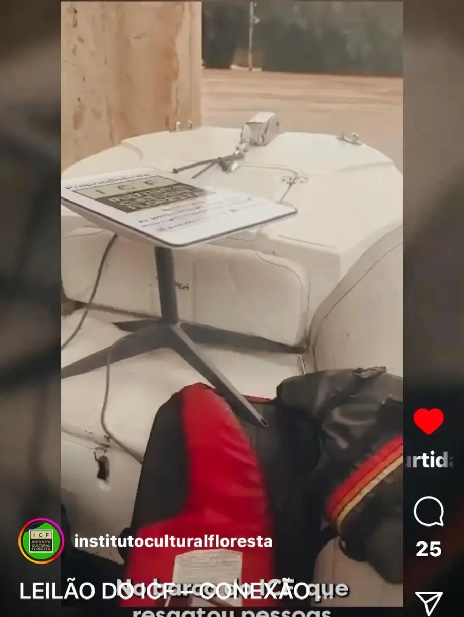 LOTE 004 - Antena Starlink Barco Resgates ICF