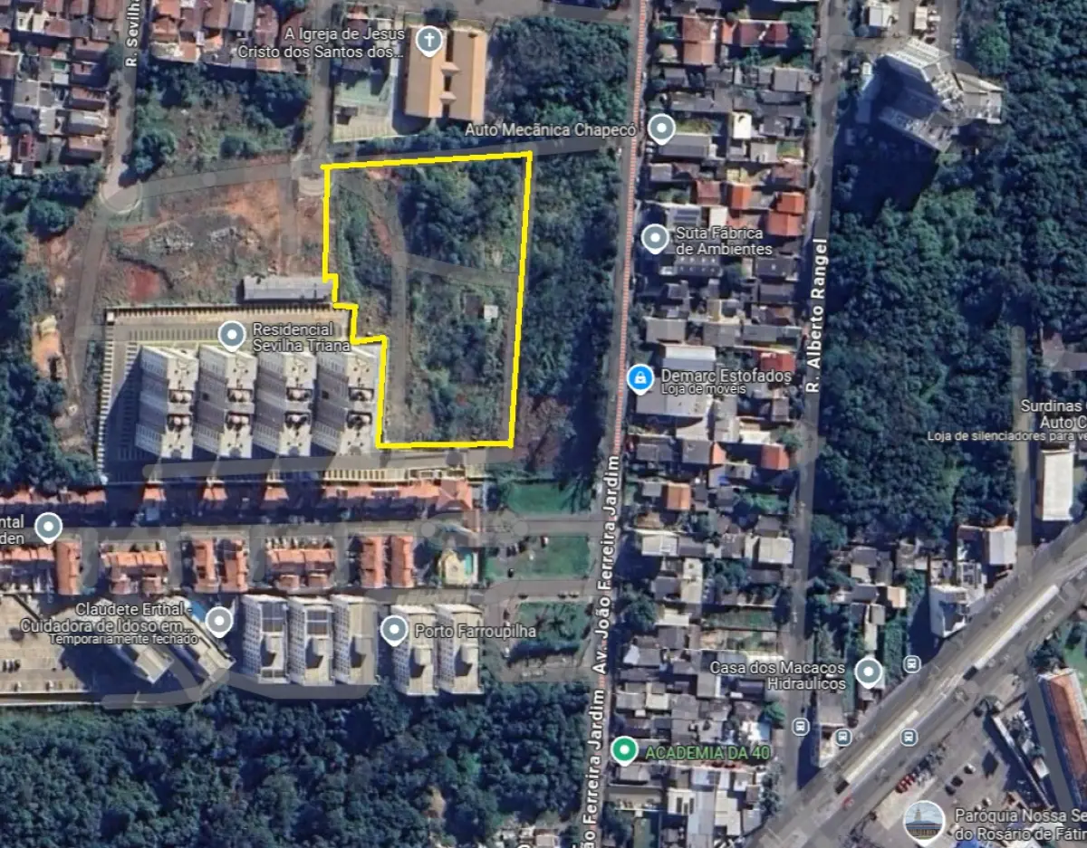 LOTE 001 - GRANDE IMÓVEL 8.000M2 NO RUBEM BERTA COM PROJ APROVADO PARA 8 TORRES