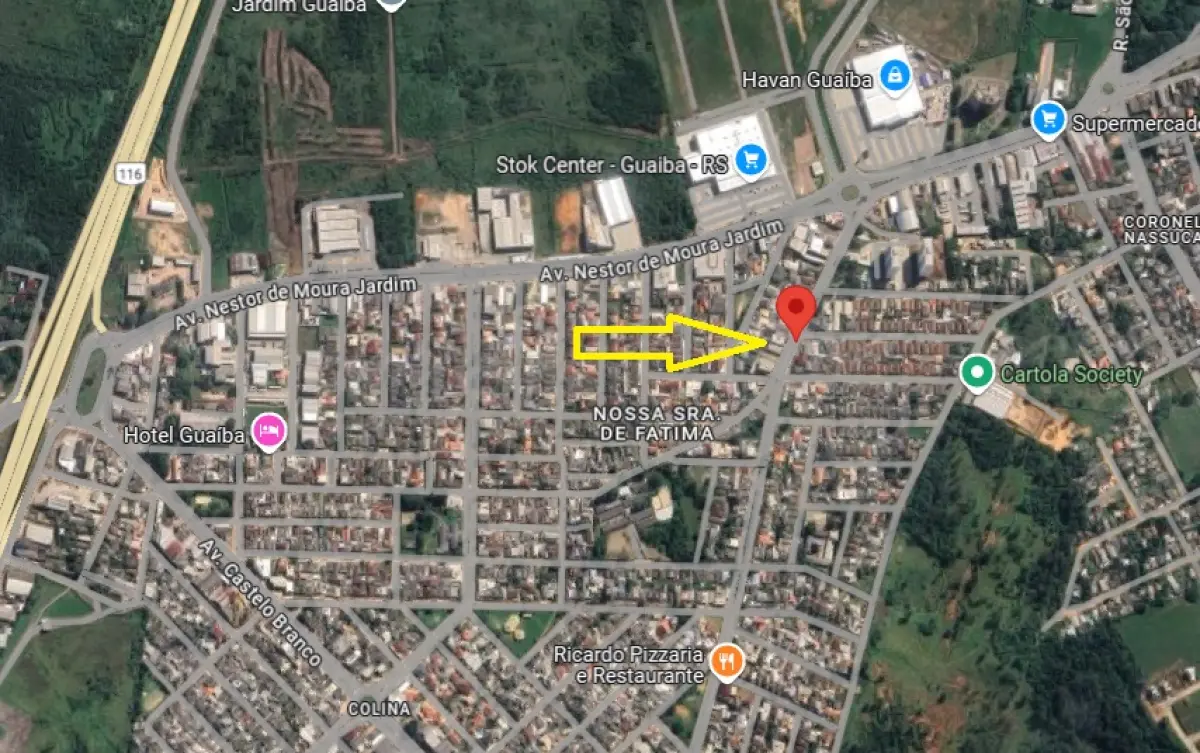 LOTE 000 - Um terreno, situado no Loteamento “Bairro da Ramada”, zona urbana da cidade de Guaíba com a área de 311,50m²