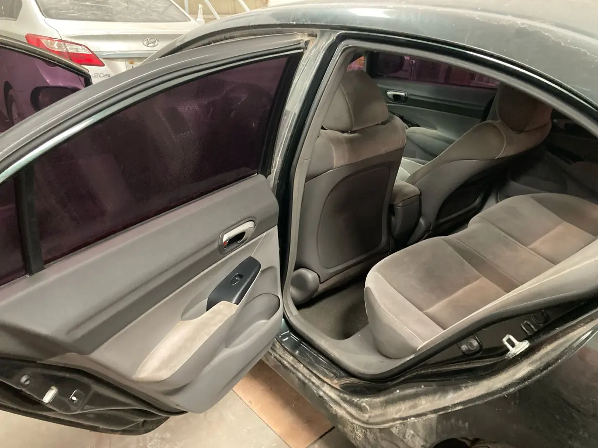 LOTE 000 - Honda Civic LXS FLEX, cor verde, fabricação/modelo 2007/2008 (SEM CHAVE)