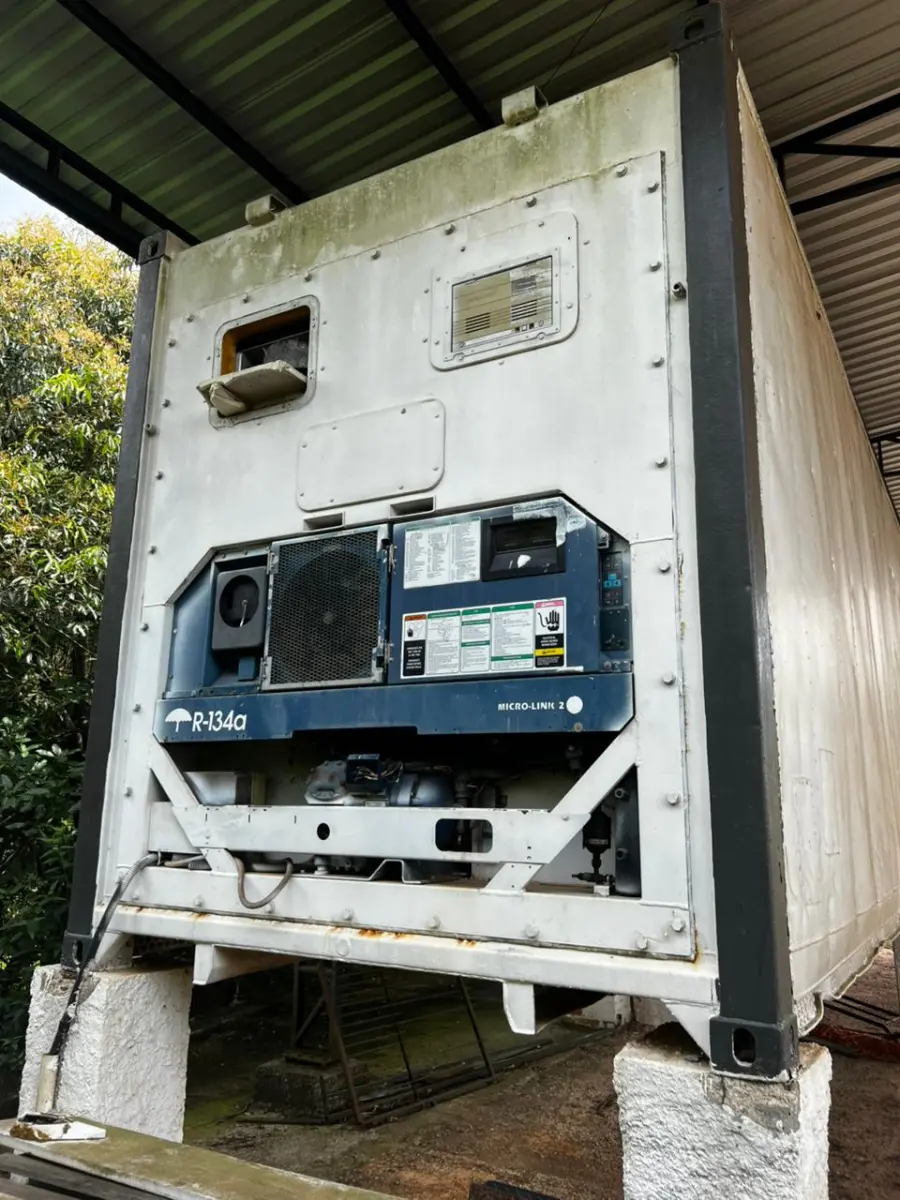 LOTE 007 - container câmara fria 40 pés