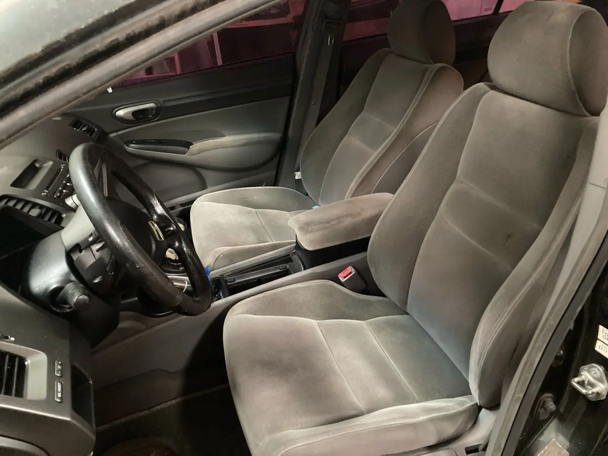 LOTE 000 - Honda Civic LXS FLEX, cor verde, fabricação/modelo 2007/2008 (SEM CHAVE)