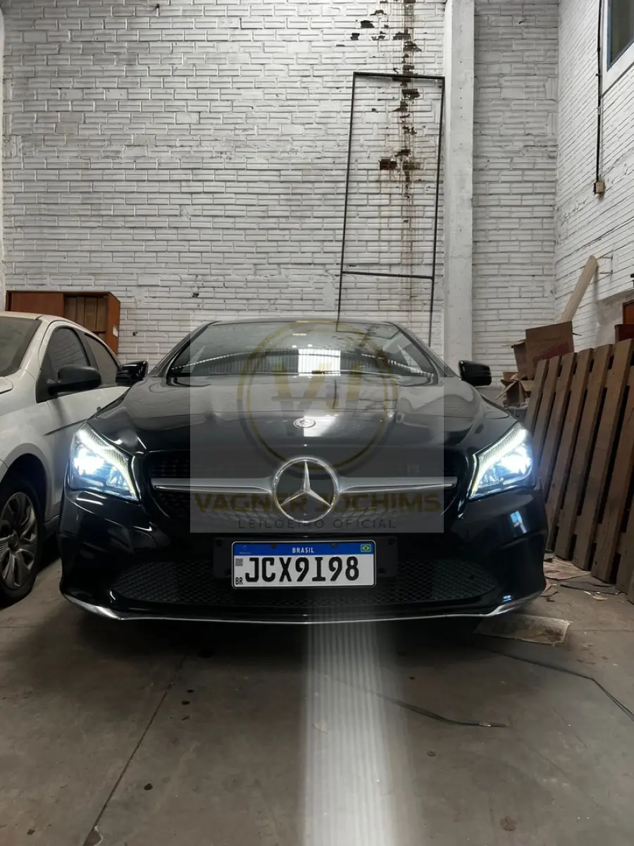 LOTE 000 - Mercedes-Benz CLA-200 1.6 TB 16V Flex Aut fabricação/modelo 2018/2018, cor preta