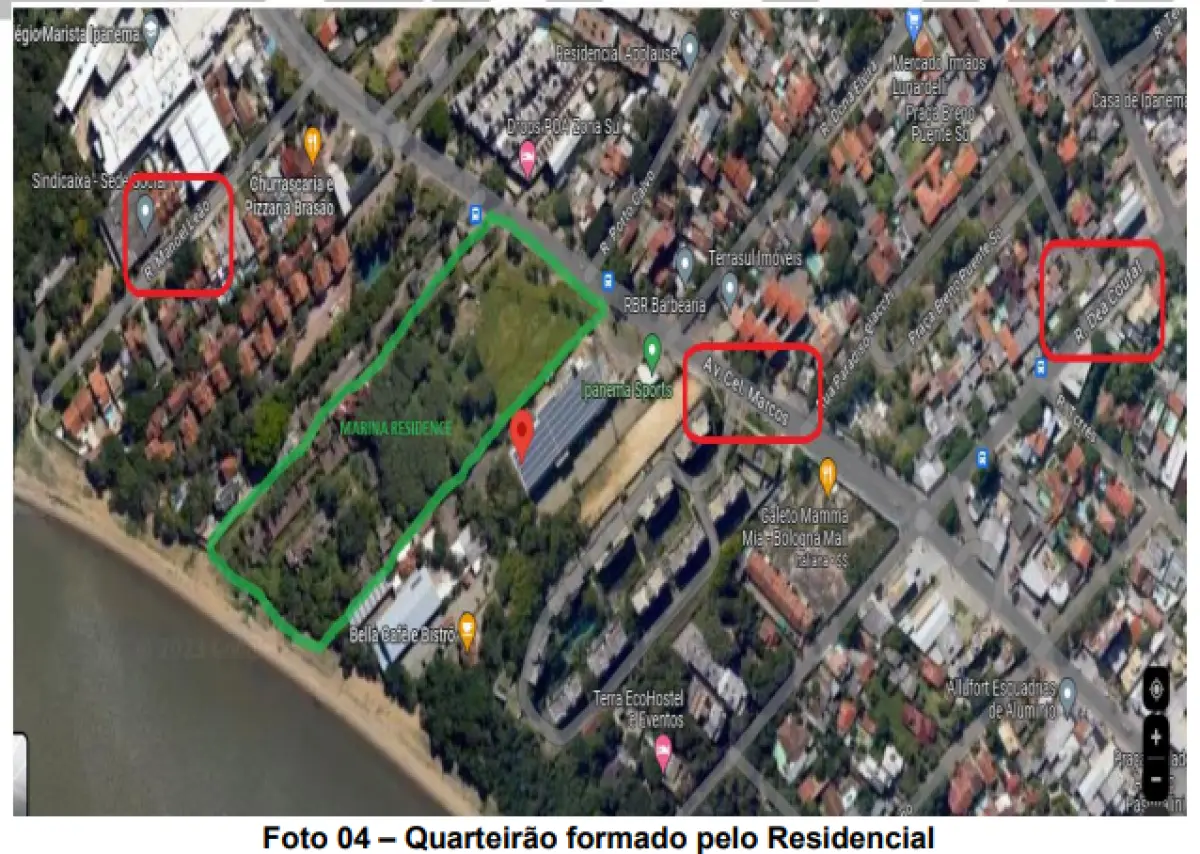 LOTE 000 - O imóvel, casa 77, a ser construída, localizada no Condomínio “Marina Residence”, Avenida Cel. Marcos, Bairro Pedra Redonda. Acesso 01