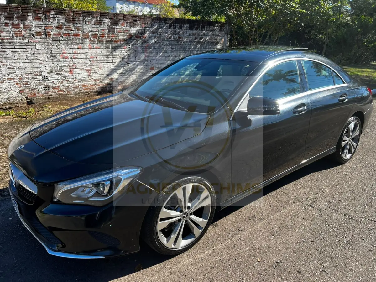 LOTE 000 - Mercedes-Benz CLA-200 1.6 TB 16V Flex Aut fabricação/modelo 2018/2018, cor preta